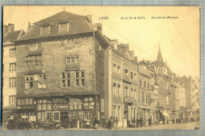 AD 80 C. P. VECHE- LIEGE -QUAL DE LA GOTTE -ANIMATIE - BELGIA-CIRCULATA 1919 foto