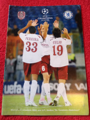 Program meci fotbal CFR CLUJ - CHELSEA(Champions League 01.10.2008) foto