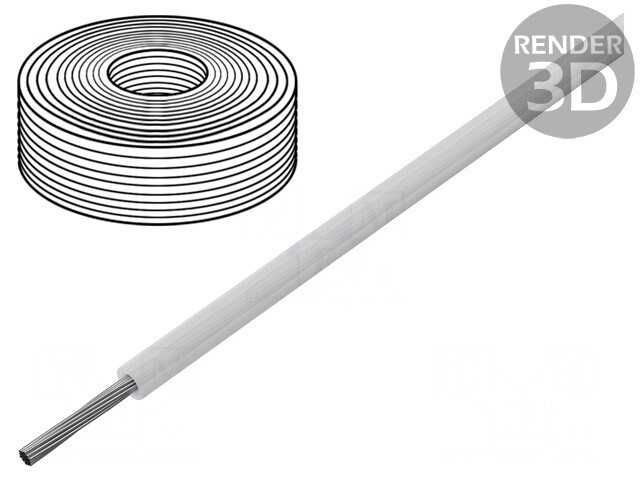 Cablu SiF 1x2,5mm2 Cu Silicon Transparent