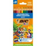 Cumpara ieftin Set 12 creioane colorate, Bic, Evolution Smooth