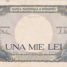 ROMANIA 1000 lei 1941 VF