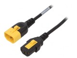 Cablu Alimentare IEC C13-C14 cu Blocare 3m
