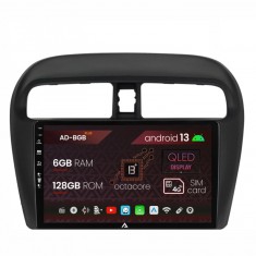 Navigatie Mitsubishi Space Star Mirage Attrage, Android 13, B-Octacore 6GB RAM + 128GB ROM, 9 Inch - AD-BGB9006+AD-BGRKIT267V3
