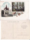 Brasov --Turnul Katharina-colaj-cenzura WWI, WK1 rara