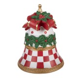 Cumpara ieftin Clopotel Craciun polirasina multicolora &Oslash; 16x20 cm