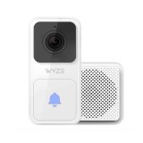 Cumpara ieftin Sonerie wireless cu camera video Smart Wyze Video Doorbell, 1080p HD, 2-Way Audio, Alb