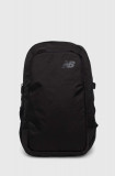 New Balance rucsac culoarea negru, mare, neted, LAB23091BK