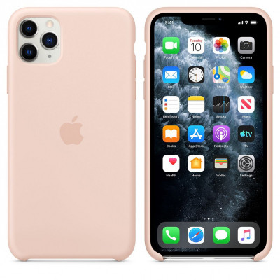 Husa Silicon Apple iPhone 11 Pro Max, Roz MWYY2ZM/A foto