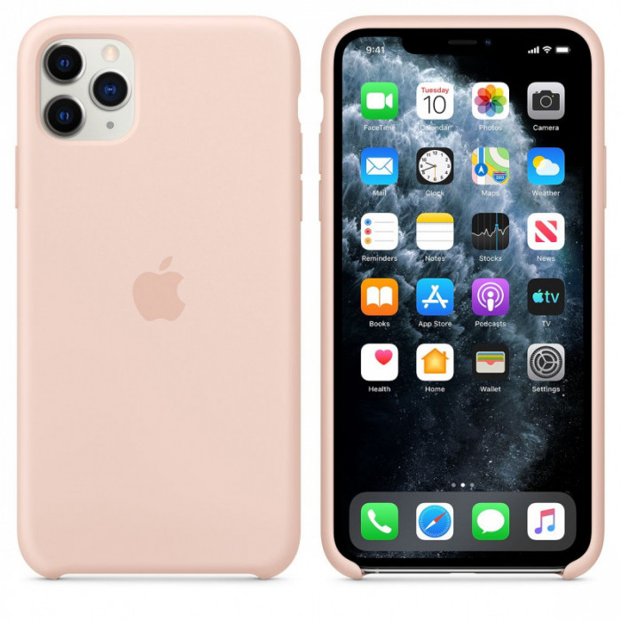 Husa Silicon Apple iPhone 11 Pro Max, Roz MWYY2ZM/A
