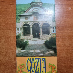 pliant turistic manastirea cozia - anii '80