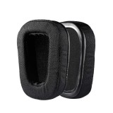 Set 2 bureti TXE pentru casti Logitech G633 / G633S / G635 / G933 / G933S / G935, Over-Ear, Negru, Plasa, Spuma cu memorie