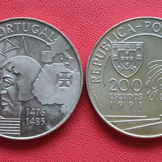 Portugalia 200 escudos 1991 Columbo