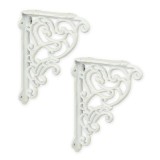 Set doua console din fonta antik white TX-91, Ornamentale