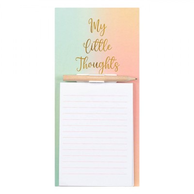 Set Notițe Magnetice, My Little Thoughts, Multicolor, 50 File, Creion Inclus foto