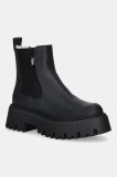 Buffalo cizme Aspen Chelsea Warm culoarea negru, cu platformă, 1270107-BLK