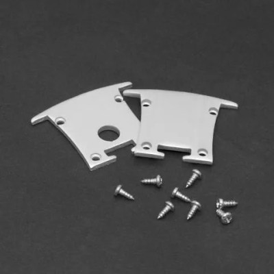 Element de inchidere pentru profiluri LED din aluminiu 2buc PHENOM foto