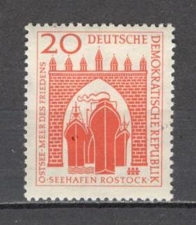 D.D.R.1958 Constructia Portului Rostok SD.53
