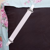 Bandă de fixare cearșaf cu clips, Set 4 bucăți, CMCLASS