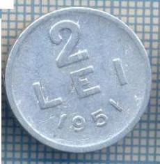 AX 739 MONEDA- ROMANIA - 2 LEI -ANUL 1951 -STAREA CARE SE VEDE