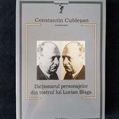 Dictionarul personajelor din teatrul lui Lucian Blaga – Constantin Cublesan