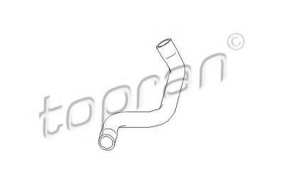 Furtun radiator OPEL ZAFIRA A (F75) (1999 - 2005) TOPRAN 207 335 foto