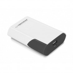 Baterie externa Boson Esperanza, 6000 mAh, 1 x USB, Alb/Negru foto