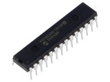 Microcontroler PIC 20MHz cu GPIO, I2C, ICSP, SPI, USART THT