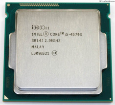 Procesor Intel Core i5 4570s, 2.9GHz /Turbo la 3.6GHz, 6MB Cache, Sk 1150,cooler foto