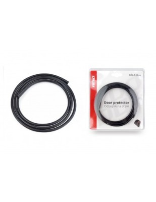 Banda de protectie pentru usa auto, neagra 130cm foto