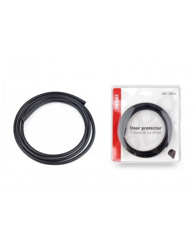 Banda de protectie pentru usa auto, neagra 130cm