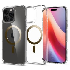 Husa iPhone 16 Pro Spigen Ultra Hybrid MagSafe, auriu foto