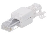 Mufă RJ45 Cat 6a Neecranată 8p8c 5-6.5mm
