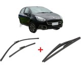 Cumpara ieftin Set 3 stergatoare FIAT PUNTO EVO (199_) 2008-2012, pentru parbriz si luneta, Valeo Silencio