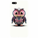 Husa silicon pentru Huawei Y6 Pro 2017, Colorful Owl Illustration
