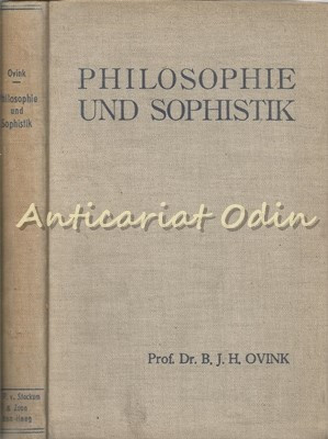 Philosophie und Sophistik - Bernard Jean Hendrik Ovink foto