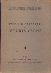 HST C1869 Studii și cercetări de istorie veche 2/1950