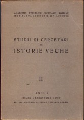 HST C1869 Studii și cercetări de istorie veche 2/1950 foto