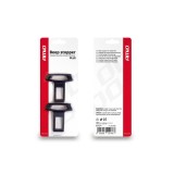 Suport numar inmatriculare din INOX negru mat, LPF 003, Amio