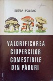 Valorificarea Ciupercilor Comestibile din Paduri - Elena Poleac, Ceres 1974, Carte de Bucate, Ciuperci Salbatice