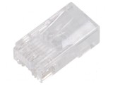Conector RJ45 Cat 6 8p8c mufă de trecere 8 pini, QOLTEC