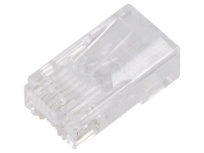 Conector RJ45 Cat 6 8p8c mufă de trecere 8 pini foto