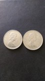 25 CENTS CANADA DOUA MONEDE AN:1975,1989., America de Nord