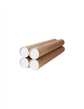 Set 4 buc tub din carton maro pentru protectie si transport folii, proiecte si printuri, lungime 150 cm