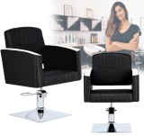 Scaun de coafat Cruz hidraulic rotativ pentru salonul de coafură scaun de coafor
