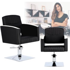 Scaun de coafat Cruz hidraulic rotativ pentru salonul de coafură scaun de coafor