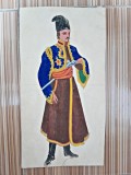 Costum de pandur, desen