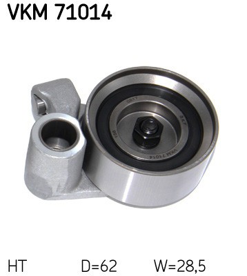 SKF VKM 71014 rola intinzator,curea distributie