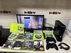 xbox 360 cu jocuri si 2 manete foto