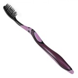Periuță de dinți, DentalClean, Moale, Roz Metalizat, Oem