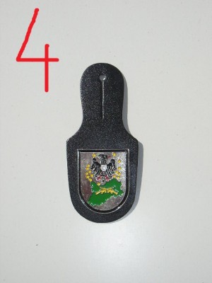 QW8 4 - Insigna - tematica militara - simbol arme - suport piele foto